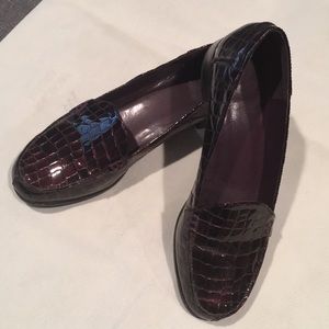 Jon Josef Purple Leather Loafers